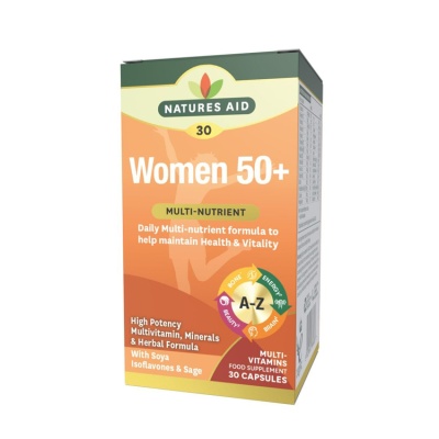 Natures Aid Women 50+ Multi-Nutrient 30 Caps